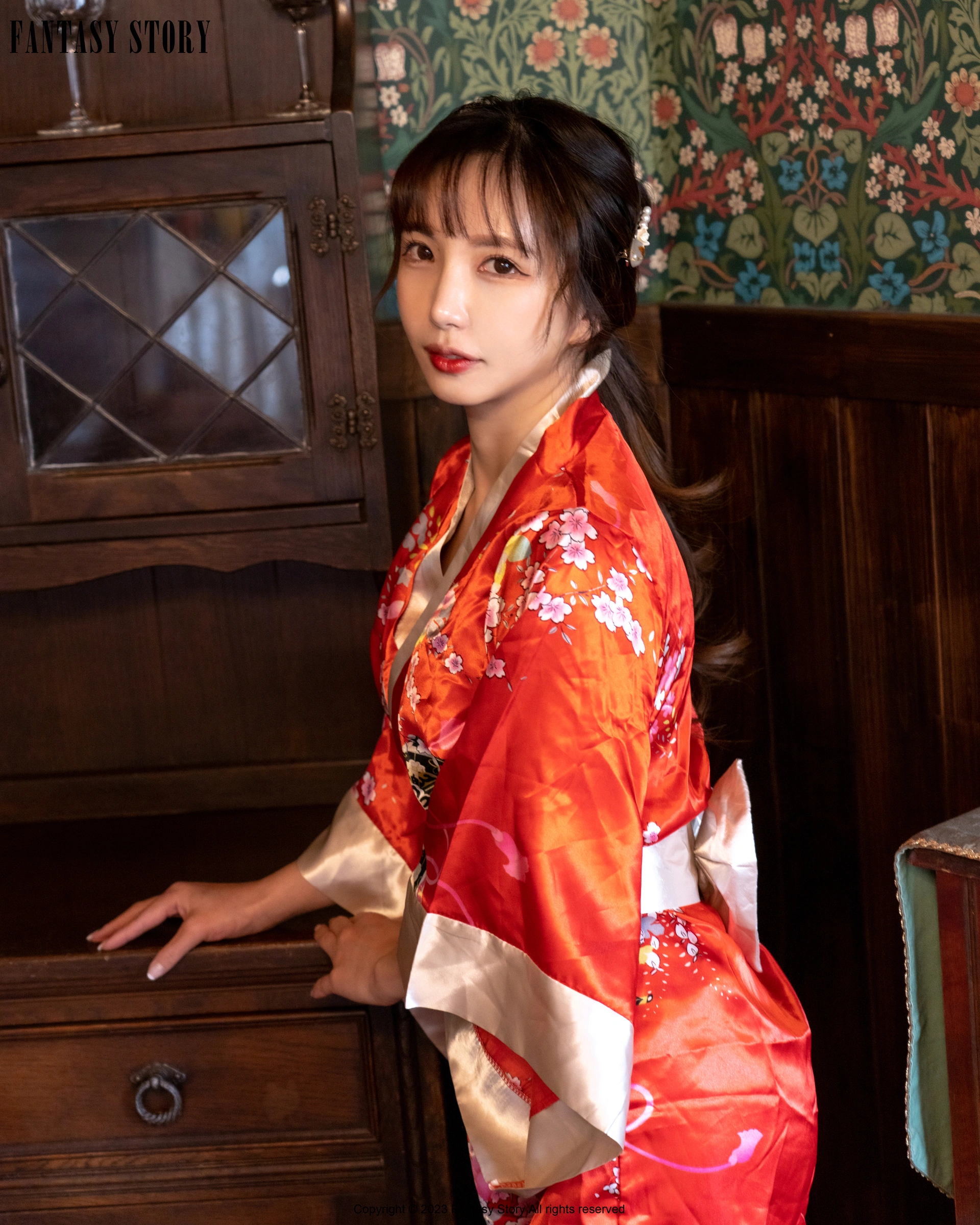 010.[Fantasy Story] Rua - A girl in a red yukata 0
